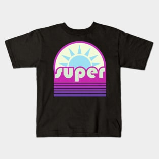 super duper ultraviolet Kids T-Shirt